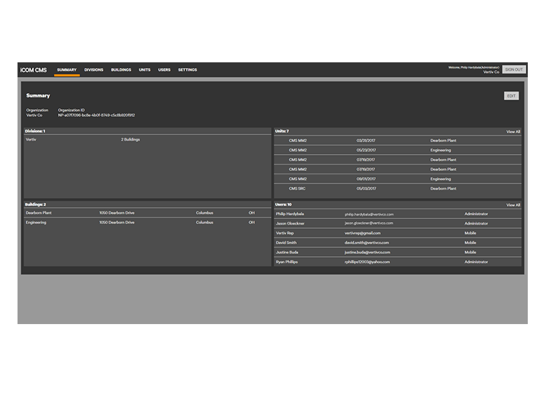 Faulkner Haynes & Associates iCOM CMS Monitoring and Control System